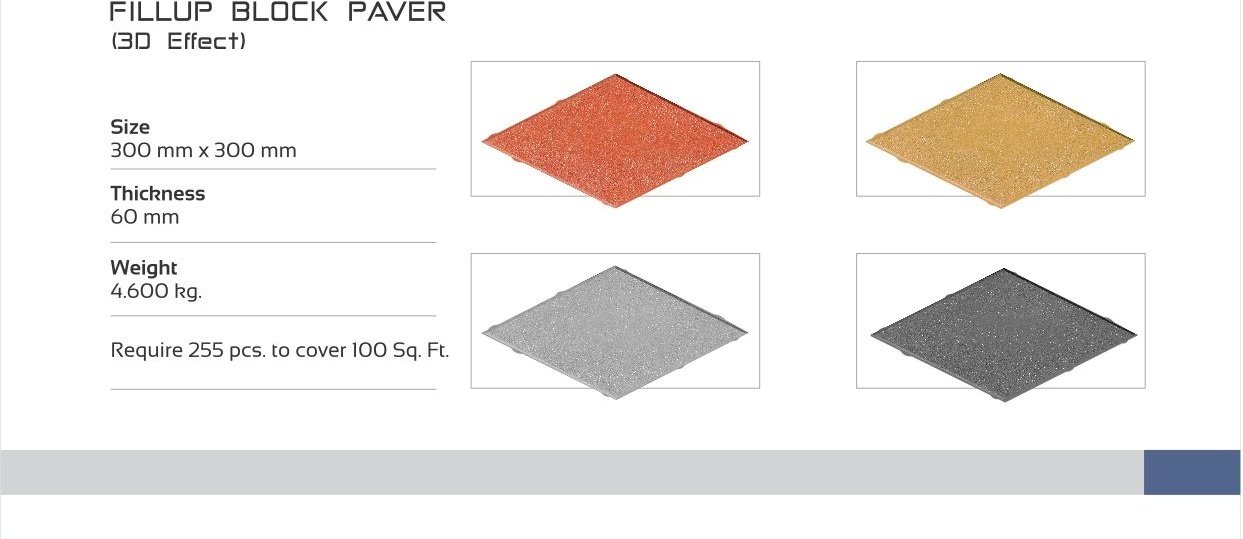 Fillup Block Paver (3D Effect) — Lucky Cement Block Works